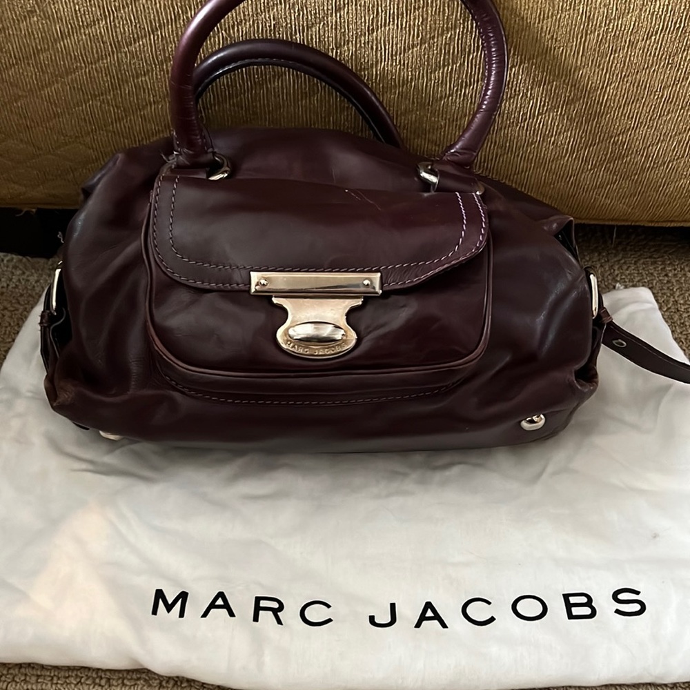 Purple Marc Jacobs Leather Bag